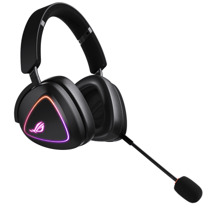 Безжични геймърски слушалки ASUS ROG Delta II, Черни - 90YH03W0-BHUA00 gallery image 2