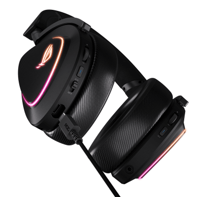 Безжични геймърски слушалки ASUS ROG Delta II, Черни - 90YH03W0-BHUA00 gallery image 5