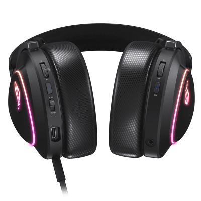 Безжични геймърски слушалки ASUS ROG Delta II, Черни - 90YH03W0-BHUA00 gallery image 6