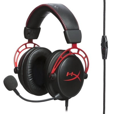 Геймърски слушалки HyperX Cloud Alpha, Черни/Червни - 4P5L1AM#ABB gallery image 5