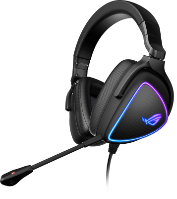 Геймърски слушалки ASUS ROG Delta S, Черни - ROG Delta S gallery image 1