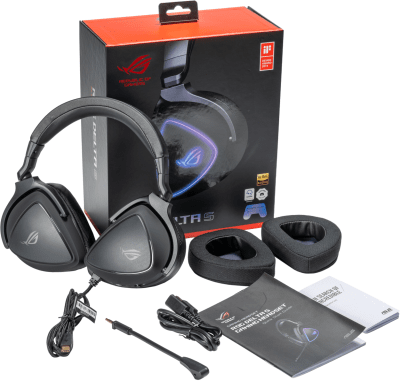 Геймърски слушалки ASUS ROG Delta S, Черни - ROG Delta S gallery image 14