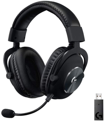 Безжични геймърски слушалки Logitech PRO X, Черни - 981-000907