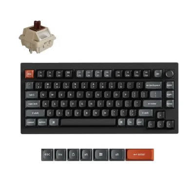 Безжична геймърска клавиатура Keychron V1 Ultra - V1U-D3 gallery image 1