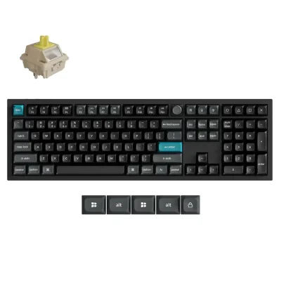 Безжична геймърска клавиатура Keychron Q6 Ultra, Черна - Q6U-M4 gallery image 1