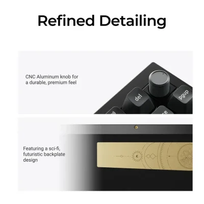 Безжична геймърска клавиатура Keychron Q1 Ultra - Q1U-M3 gallery image 4