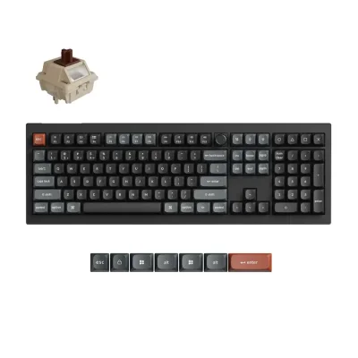 Безжична геймърска клавиатура Keychron V6 Ultra, Черна  - V6U-D3 gallery image 1