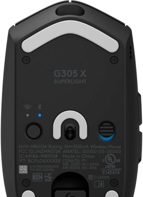 Безжична геймърска мишка Logitech G305 X Superlight, Черна - 910-007739 gallery image 4