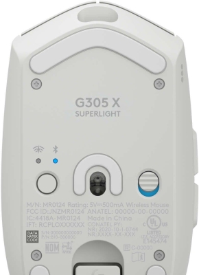 Безжична геймърска мишка Logitech G305 X Superlight, Бяла - 910-007747 gallery image 3