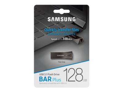 Флаш памет 128GB Samsung BAR Plus, Сива - MUF-128BE4/APC gallery image 6