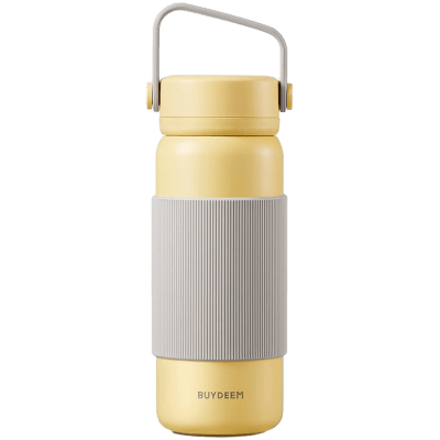 Термобутилка с инфузер Buydeem CD1011, 400 ml, Жълта - CD1011-MY gallery image 1