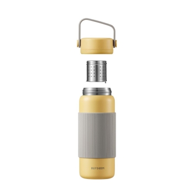 Термобутилка с инфузер Buydeem CD1011, 400 ml, Жълта - CD1011-MY gallery image 2