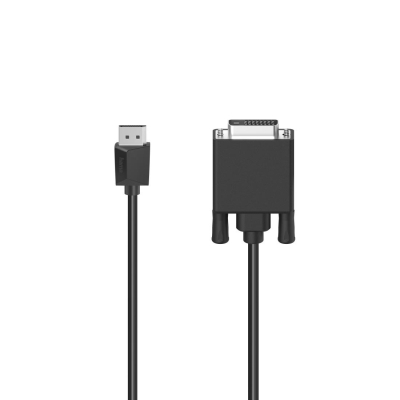 Кабел Hama DisplayPort към DVI, Ultra-HD 4K, Черен - 200713