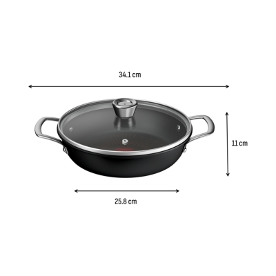 Тиган с капак Tefal Excellence+, 24 cm - G3308802 gallery image 4