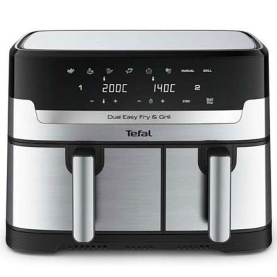 Уред за здравословно готвене Tefal 2 в 1 Dual Easy Fry & Grill - EY905D10 gallery image 1