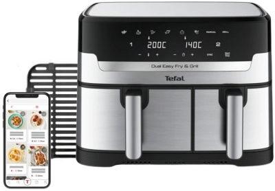 Уред за здравословно готвене Tefal 2 в 1 Dual Easy Fry & Grill - EY905D10 gallery image 4