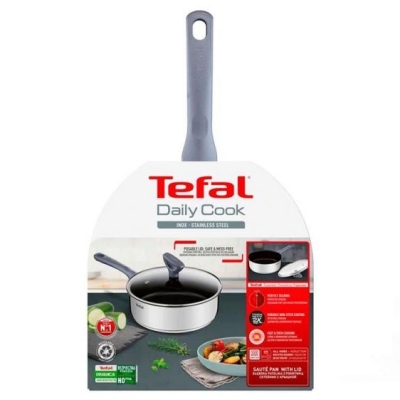 Тиган с капак Tefal Daily Cook, 24 cm - G7303255 gallery image 5