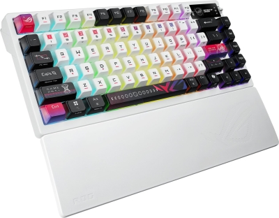 Геймърска безжична клавиатура ASUS ROG Azoth X, Бяла - 90MP044F-BKUA30 gallery image 2