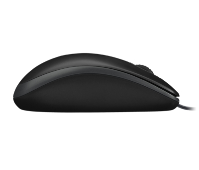 Мишка Logitech B100 - 910-003357, Черна gallery image 4