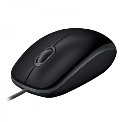 Мишка Logitech B110 Silent - 910-005508, Черна gallery image 3