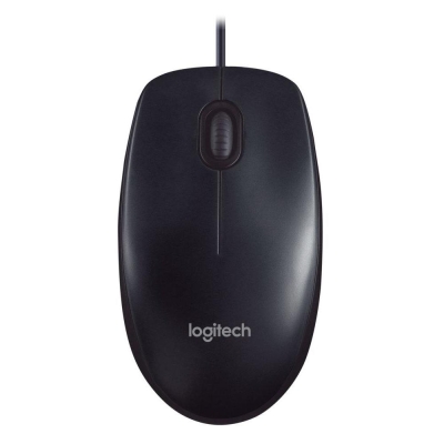 Мишка Logitech M90 - 910-001793, Черна gallery image 1