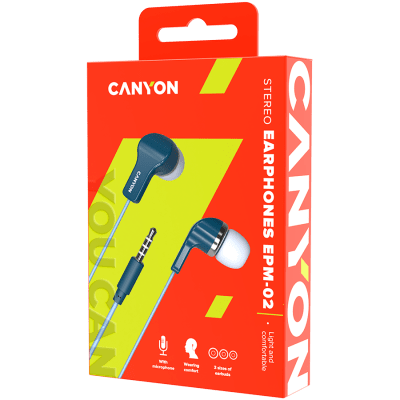 Слушалки Canyon EPM-02, Сини - CNS-CEPM02BL gallery image 3