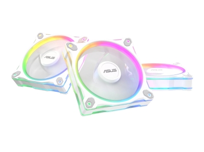Комплект вентилатори Asus Prime MR120 Reverse ARGB, Бели - 90DA00L3-B09020 gallery image 8