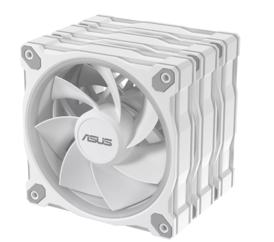 Комплект вентилатори Asus Prime MR120 Reverse ARGB, Бели - 90DA00L3-B09020 gallery image 7
