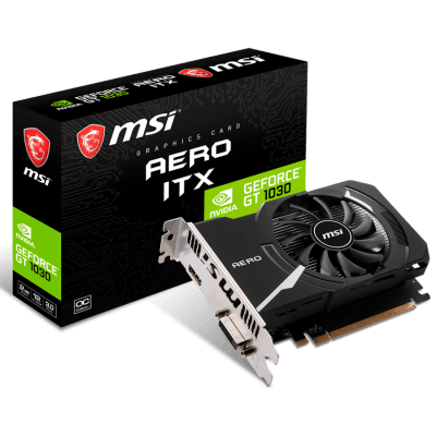 Видео карта MSI NVidia GT 1030 AERO ITX 2GD4 OC - GT_1030_AERO_ITX_2GD4_OC gallery image 1