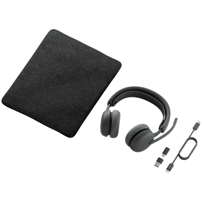 Безжични слушалки Logitech Zone Wireless 2 ES, Черни - 981-001493 gallery image 6