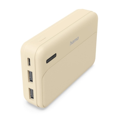 Външна батерия Hama Pocket 10, 10 000 mAh, Бежова - Hama-201773 gallery image 1
