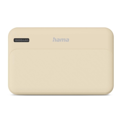 Външна батерия Hama Pocket 10, 10 000 mAh, Бежова - Hama-201773 gallery image 3