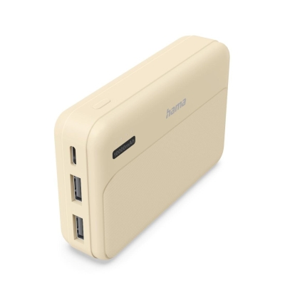Външна батерия Hama Pocket 10, 10 000 mAh, Бежова - Hama-201773 gallery image 5