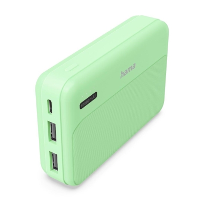 Външна батерия Hama Pocket 10, 10 000 mAh, Зелена - Hama-201771 gallery image 1