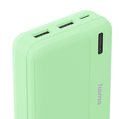 Външна батерия Hama Pocket 10, 10 000 mAh, Зелена - Hama-201771 gallery image 4