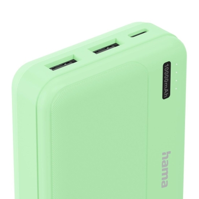 Външна батерия Hama Pocket 10, 10 000 mAh, Зелена - Hama-201771 gallery image 7