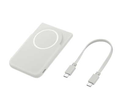 Външна батерия Samsung Magnetic, 5000 mAh, Сива - EB-U2500XJEGWW gallery image 5