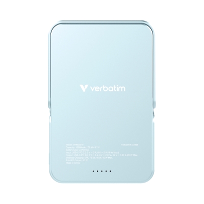 Външна батерия Verbatim Charge 'n' Go, 10 000 mAh, Синя - 32266 gallery image 3