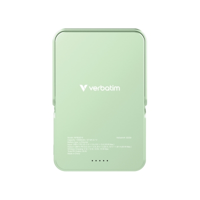 Външна батерия Verbatim Charge 'n' Go, 10 000 mAh, Зелена - 32259 gallery image 3
