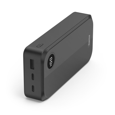 Външна батерия Hama, 20000 mAh, Черна - Hama-201755 gallery image 1