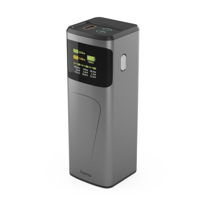 Външна батерия Hama High Power, 200 W, 24 000 mAh, Черна - Hama-201743 gallery image 1