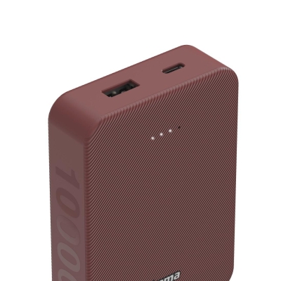 Външна батерия Hama Colour 10, 10000 mAh, Червена - Hama-201714 gallery image 4