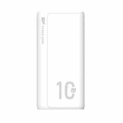 Външна батерия Silicon Power QP15, 10000 mAh, Бяла - SP10KMAPBKQP150W gallery image 1