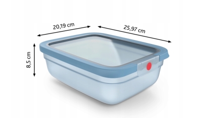 Кутия за храна Tefal  Oneclick Re, 2.3 l, Синя - N1211310 gallery image 2