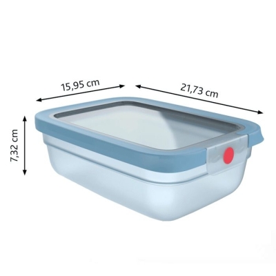 Кутия за храна Tefal Oneclick Re, 1.2 l, Синя - N1210710 gallery image 4