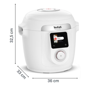 Мултикукър Tefal Cook4Me 10 в 1, Бял - CY9621F2 gallery image 4