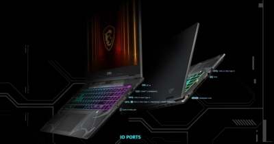 Лаптоп MSI Cyborg 15 B13WEKG, 15.6", Intel Core i7-13620H, Full HD 144Hz IPS, 16GB DDR5, 512GB SSD, NVIDIA GeForce RTX 5050 8GB, Без ОС, Черен - 9S7-15Q342-1004 gallery image 11