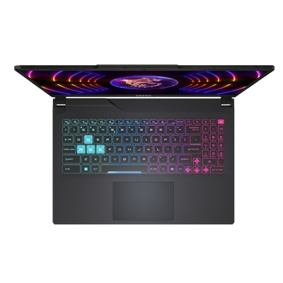 Лаптоп MSI Cyborg 15 A13VEK, 15.6", Intel Core i7-13620H, Full HD 144Hz IPS, 16GB DDR5, 512GB SSD, NVIDIA GeForce RTX 4050 6GB, Без ОС, Черен - 9S7-15K111-2293 gallery image 2