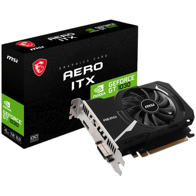 Видео карта MSI Nvidia GeForce GT 1030 AERO ITX 4GHD4 OC - GT_1030_AERO_ITX_4GD4_OC gallery image 1