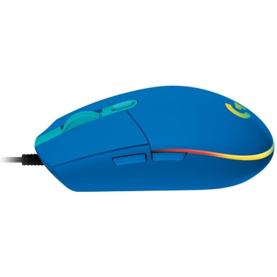 Геймърска мишка LOGITECH G203 - 910-005798, Синя gallery image 2